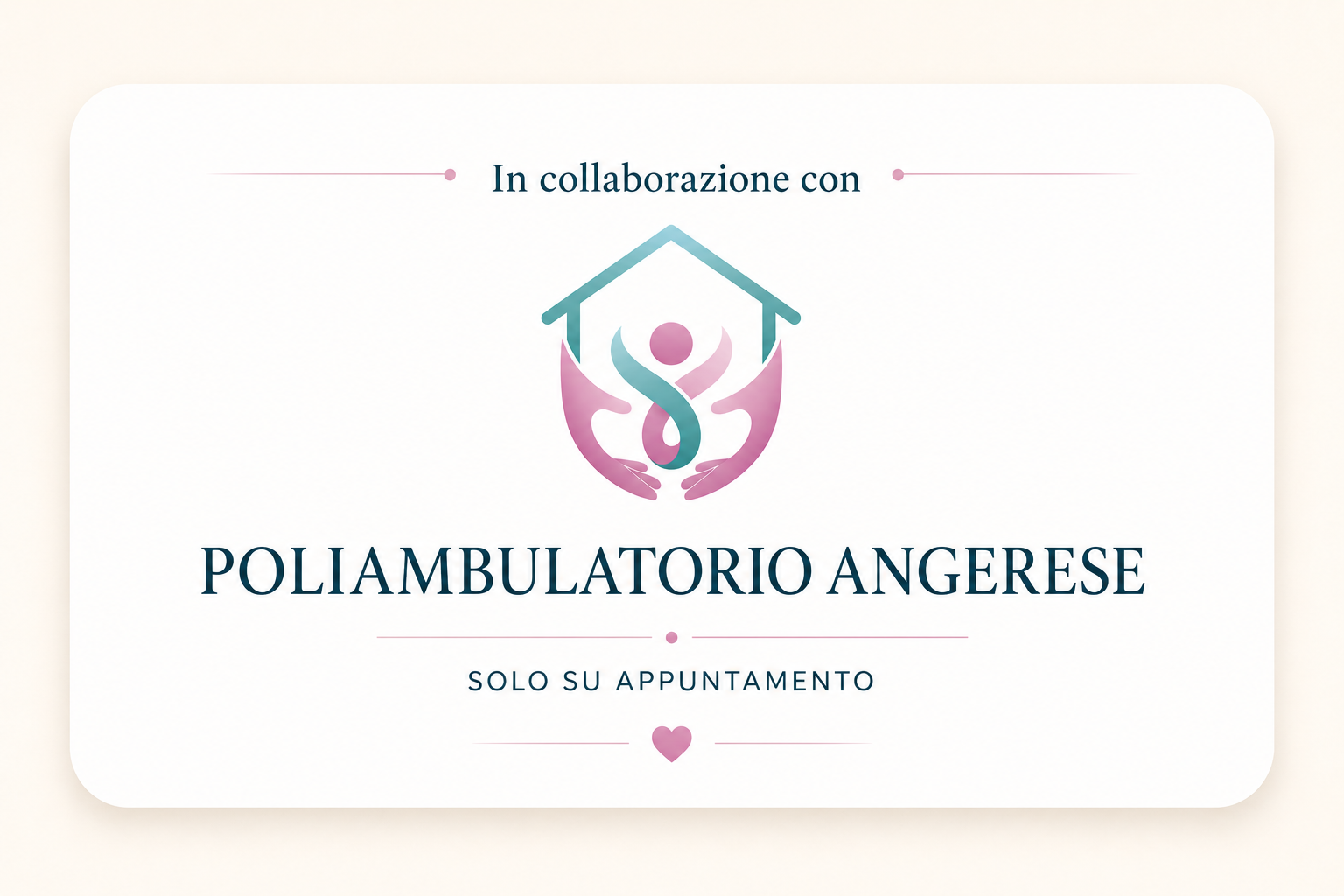 In collaborazione con il Poliambulatorio Angerese, solo su appuntamento